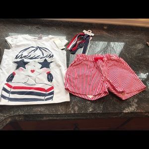 Little Girl’s 4th of July Outfit